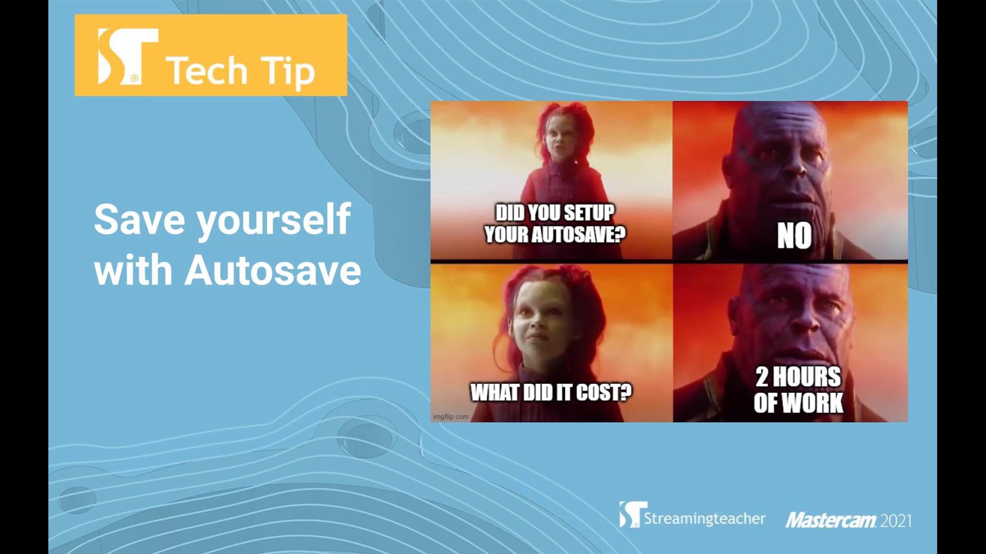 Save yourself with Autosave