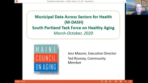 AINM 2020: The Maine Community Data Dashboard Engagement Process Addresses the Needs of Older Adults