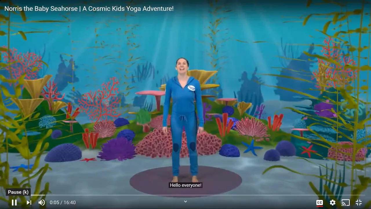 A Cosmic Kids Yoga Adventure - Norris the Seahorse Takes on the