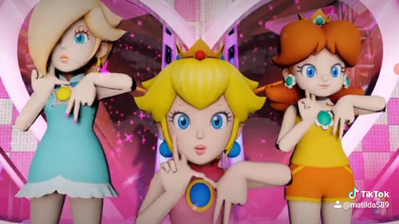 MMD Princess Daisy, Peach and Rosalina dance to - don't be scered on Vimeo