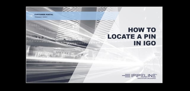 9 - How to locate a pin in iGo