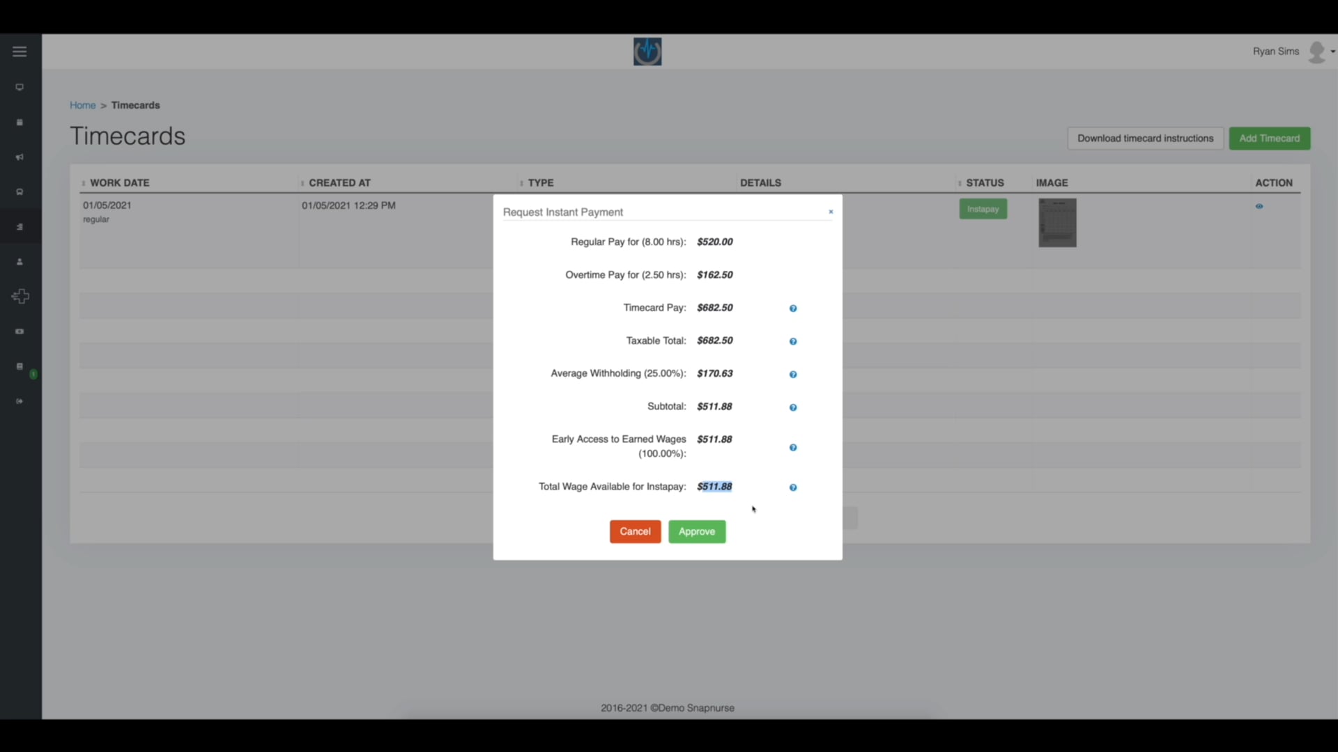 SnapNurse Walkthrough (How to Setup Banking, Submit Timecards, and