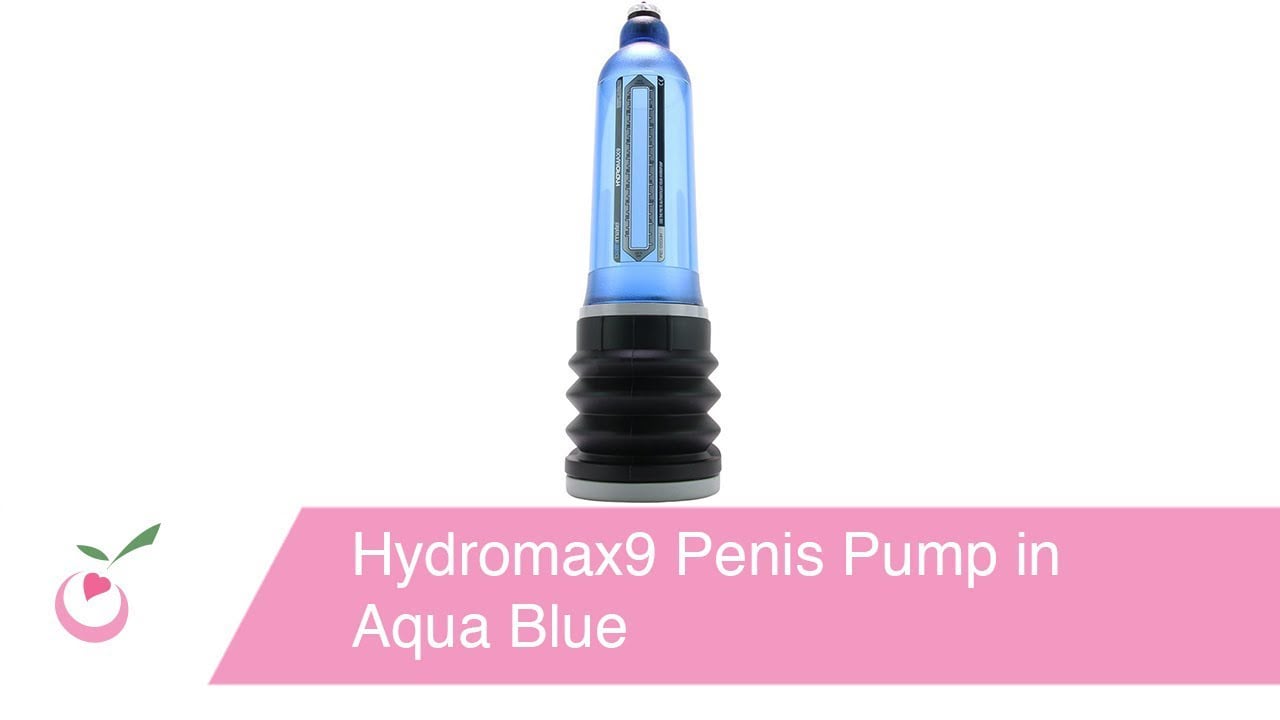 Hydromax9 Penis Pump in Aqua Blue