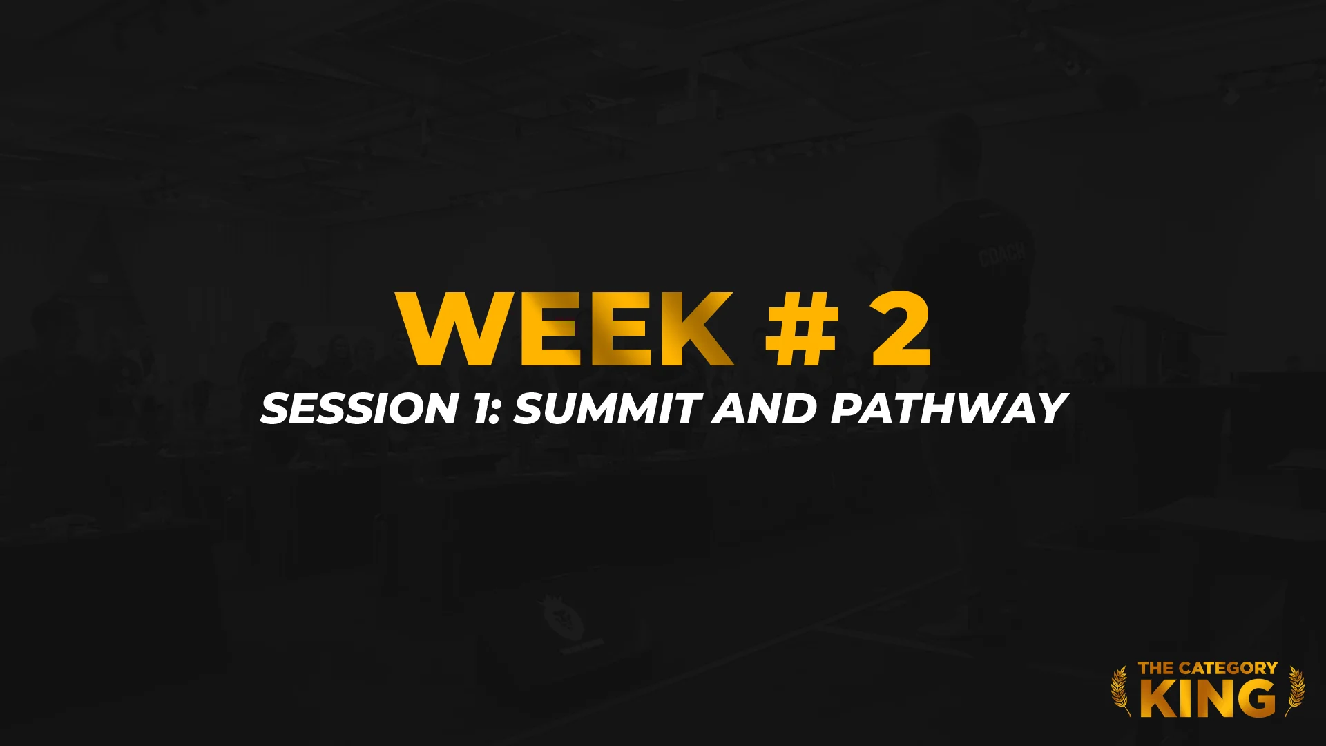 Week 2 Session 1: Summit and Pathway on Vimeo