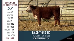 Lot #23 - R ADDITION 5410