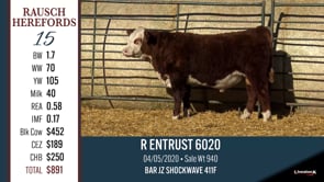 Lot #15 - R ENTRUST 6020