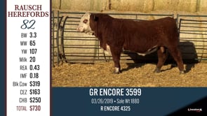 Lot #82 - GR ENCORE 3599
