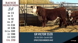 Lot #84 - GR VICTOR 5539