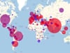 Newswise: These detailed animations show how COVID-19 cases changed over time and space