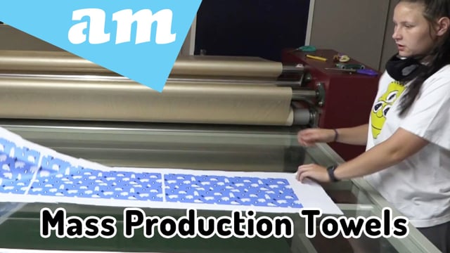 Mass Production of Ice Cooling Towels By Large Format Printers and Roller Heat Press Machines