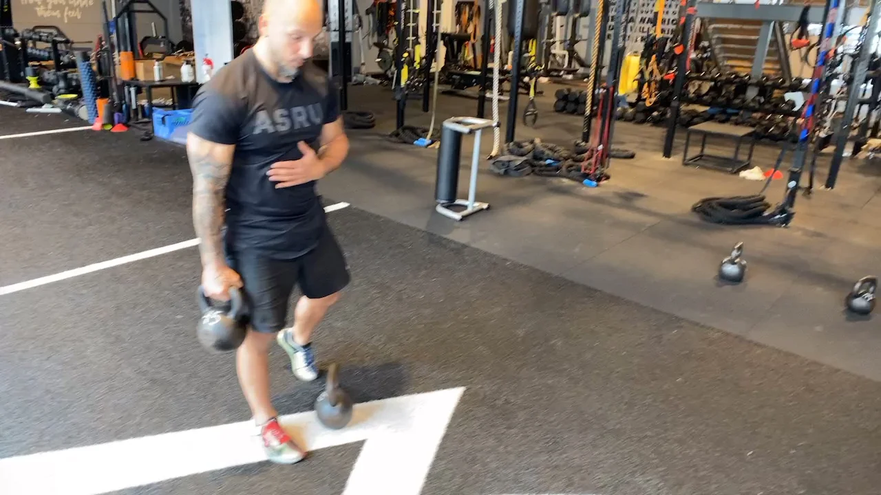 Double KB Staggered RDL on Vimeo