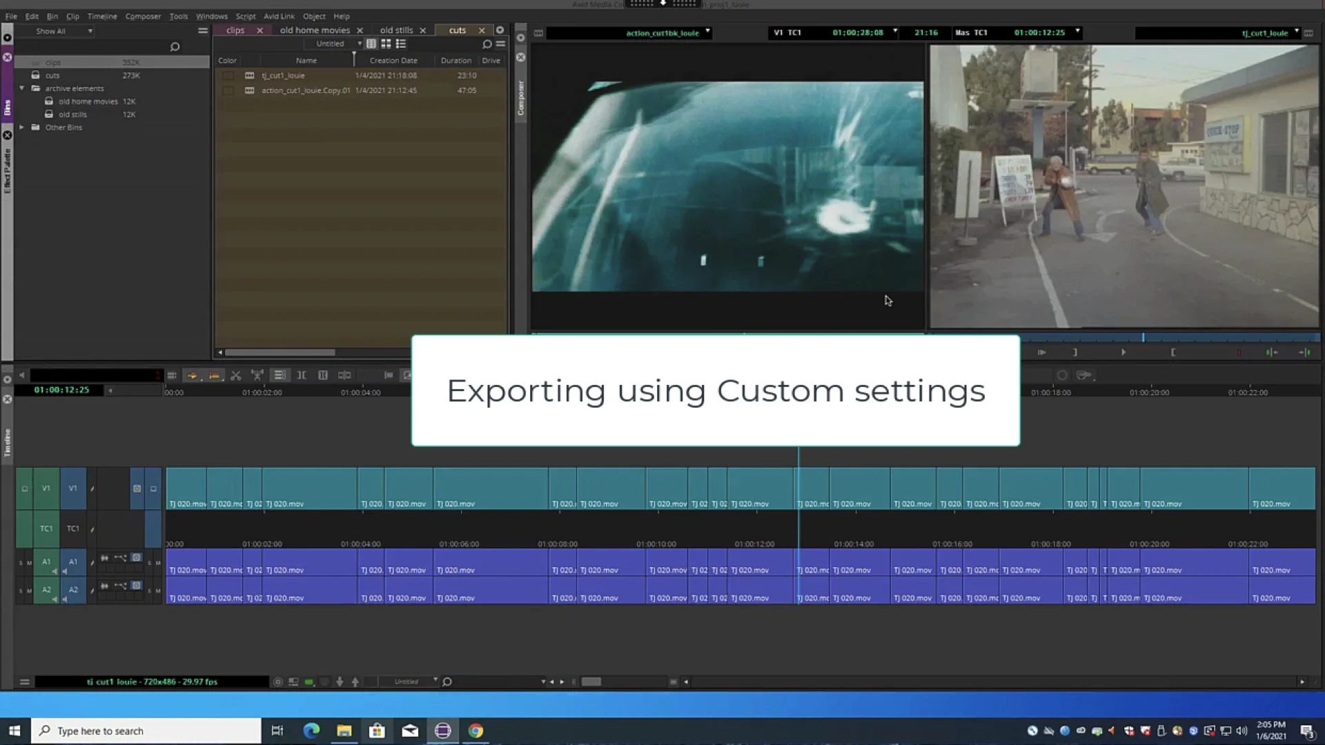 09 Export Custom setting on Vimeo