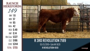 Lot #149 - R 3RD REVOLUTION 7189