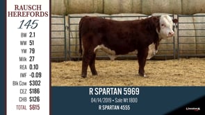 Lot #145 - R SPARTAN 5969
