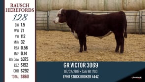 Lot #128 - GR VICTOR 3069