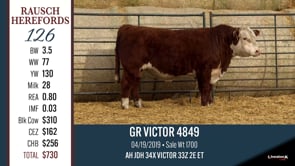 Lot #126 - GR VICTOR 4849