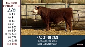 Lot #115 - R ADDITION 6979