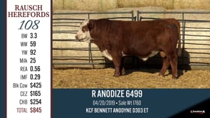 Lot #108 - R ANODIZE 6499