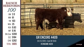 Lot #100 - GR ENCORE 4409