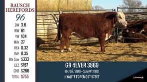 Lot #96 - GR 4 EVER 3869
