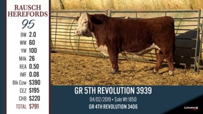 Lot #95 - GR 5TH REVOLUTION 3939