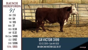Lot #91 - GR VICTOR 3199