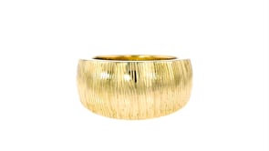 Italian 14kt Yellow Gold Dome Ring