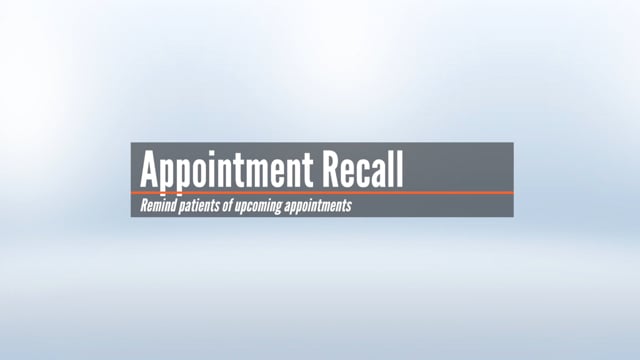 Appointment Recall