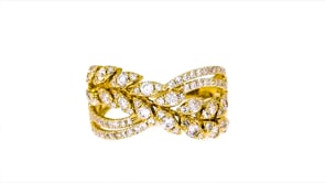 1.00 ct. t.w. Diamond Openwork Ring in 14kt Yellow Gold
