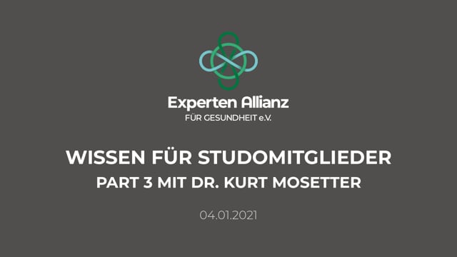 Online Vortrag "Gesünder Starten in 2021" mit Dr. Kurt Mosetter