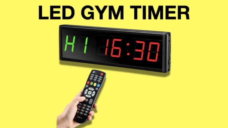 Seesii CrossFit Home Gym Timer Review (Intervals, Tabata, EMOM