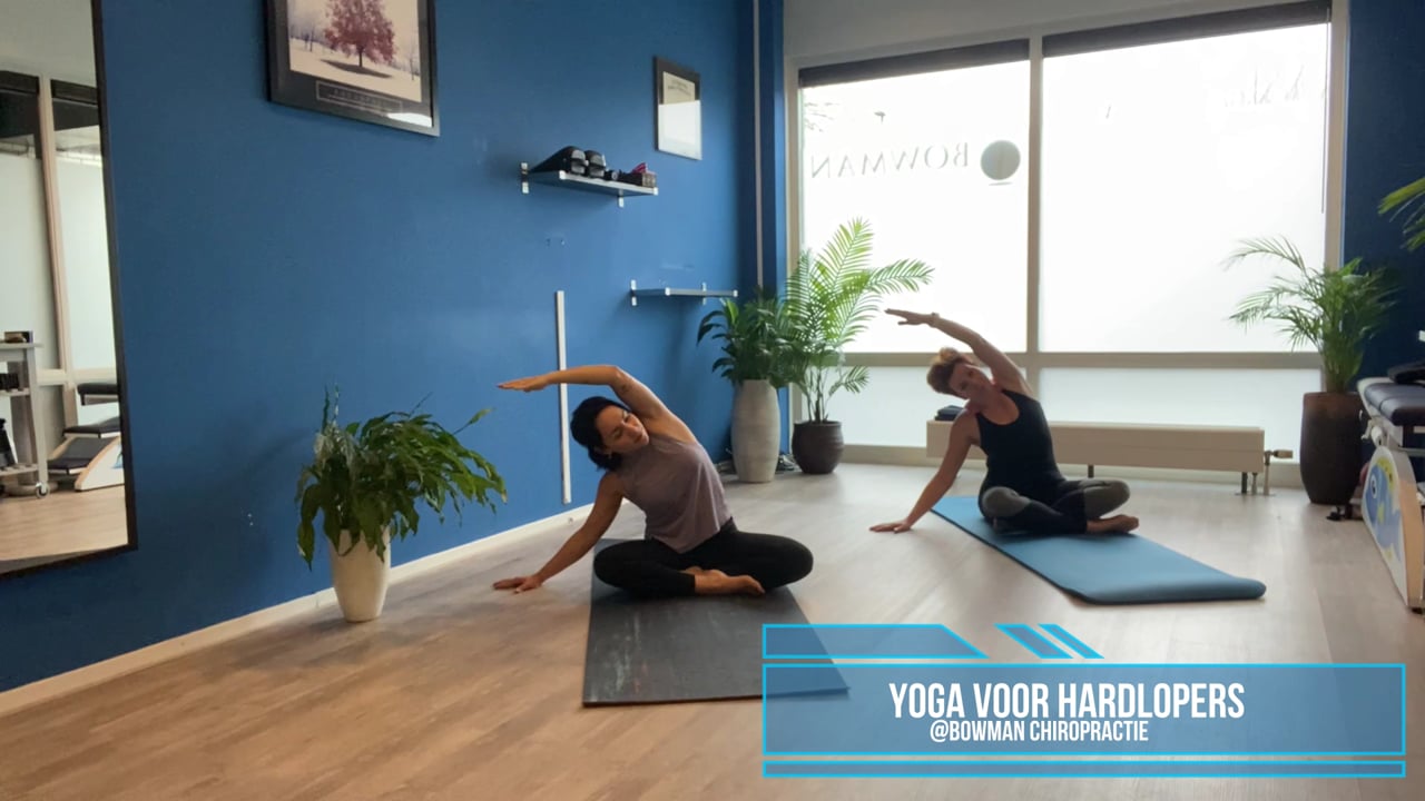 yogaflow voor hardlopers met Karla en Jacqueline
