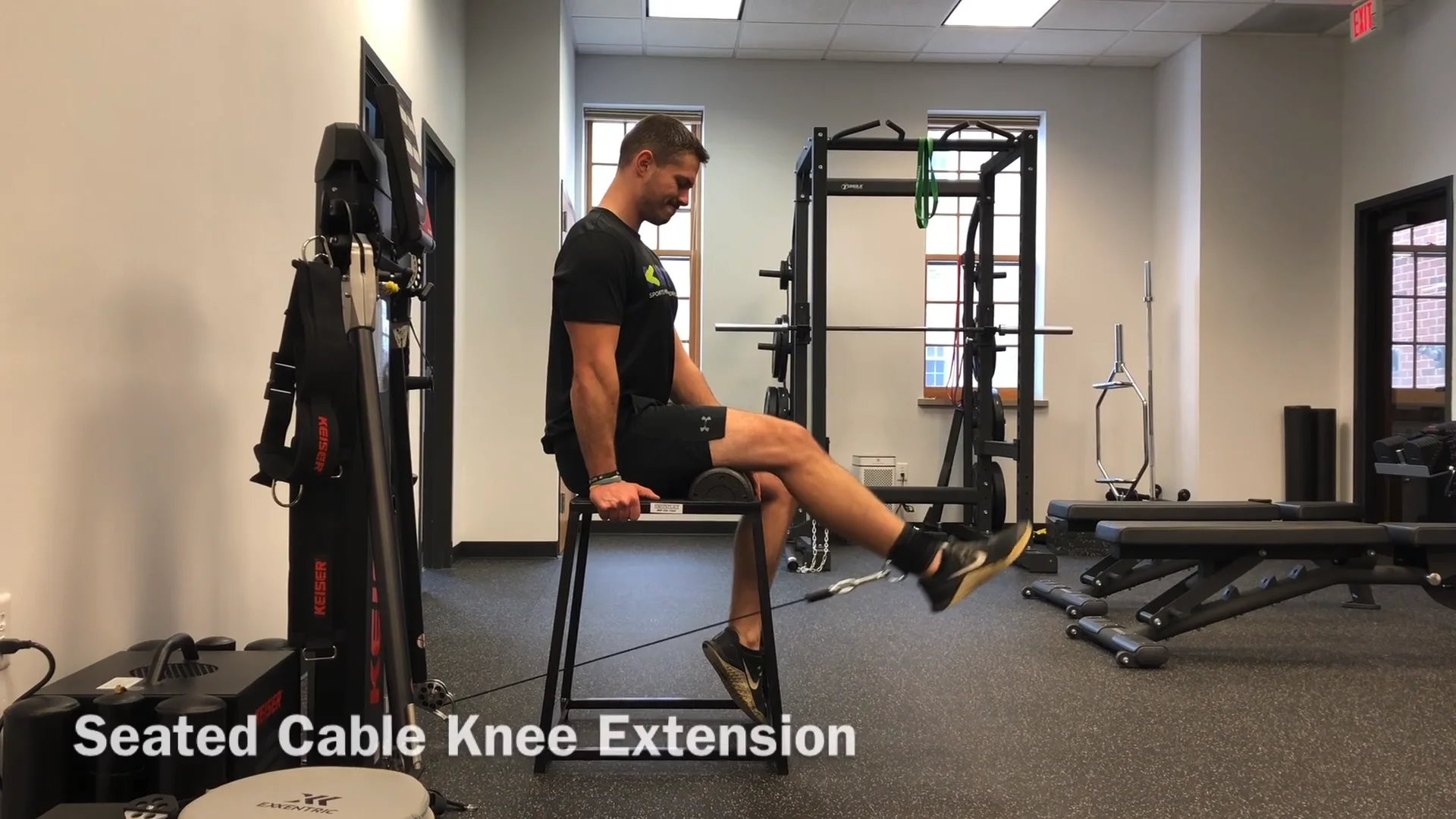 seated knee extension