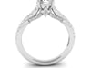 Honour Round Lab Grown Diamond Engagement Ring in Platinum &#40;1 1/3 ct. tw.&#41; 