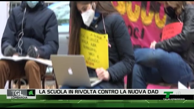 TGL -  Servizio: "La Scuola in rivolta contro la nuova DAD". Interviene il Dr. Daniele Nappo