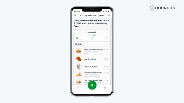 DEMO Voice Ordering for Restaurants and Food Delivery Powered by SoundHound