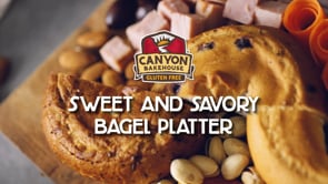 Sweet and Savory Bagel Platter 