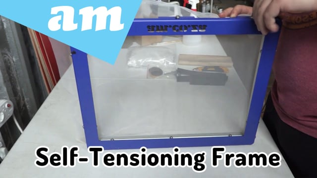 MeshMaster Self-Tensioning Screen Frame for Screenprinting Assemble and Mesh Stretch Demonstration
