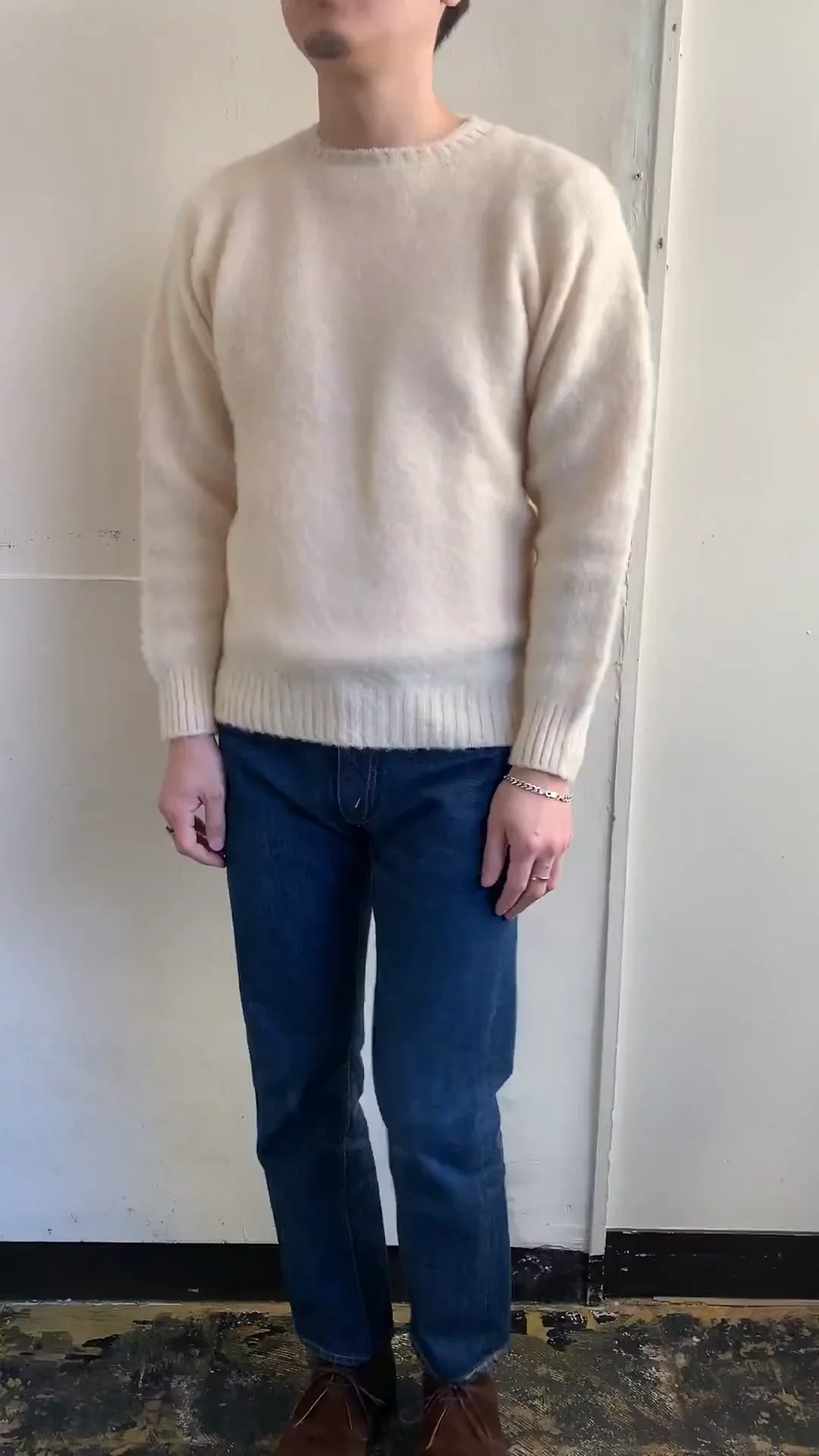 Ce Forsyth(フォーサイス) シャギードッグセーター CREAM