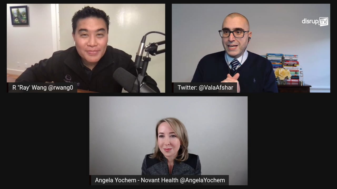 DisrupTV Episode 218 Featuring Angela Yochem - Hosted by Vala Afshar & R  