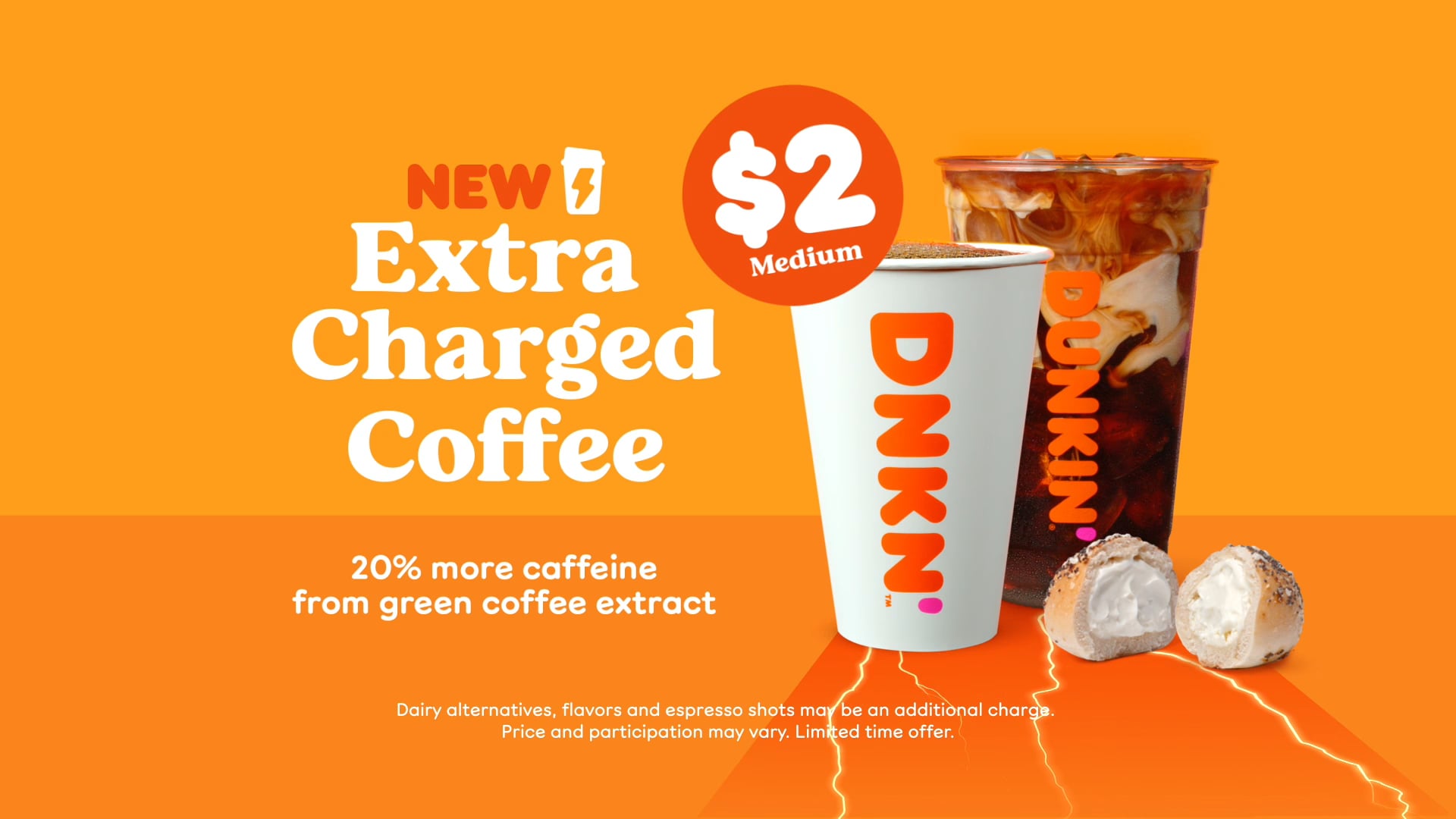 Dunkin Extra Charged Coffee 30