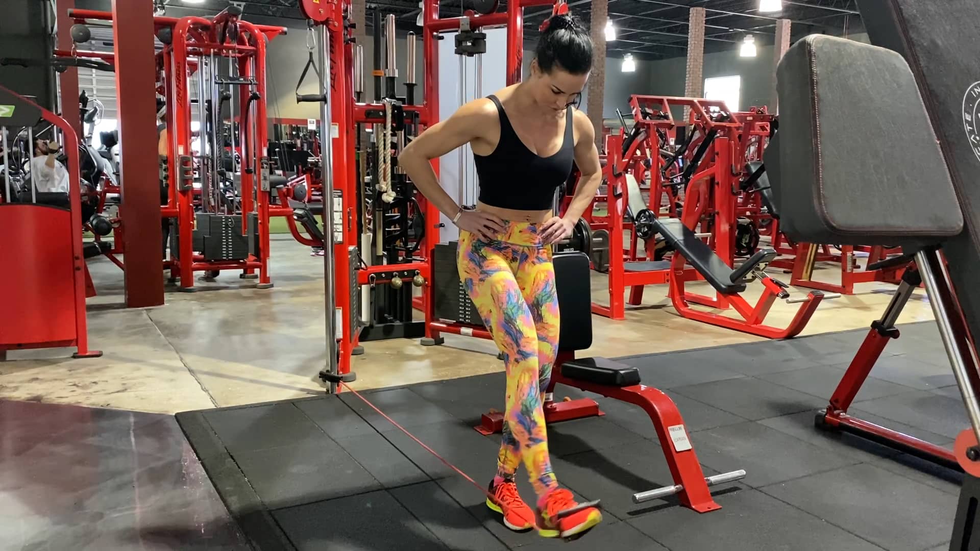 Standing band leg extension on Vimeo