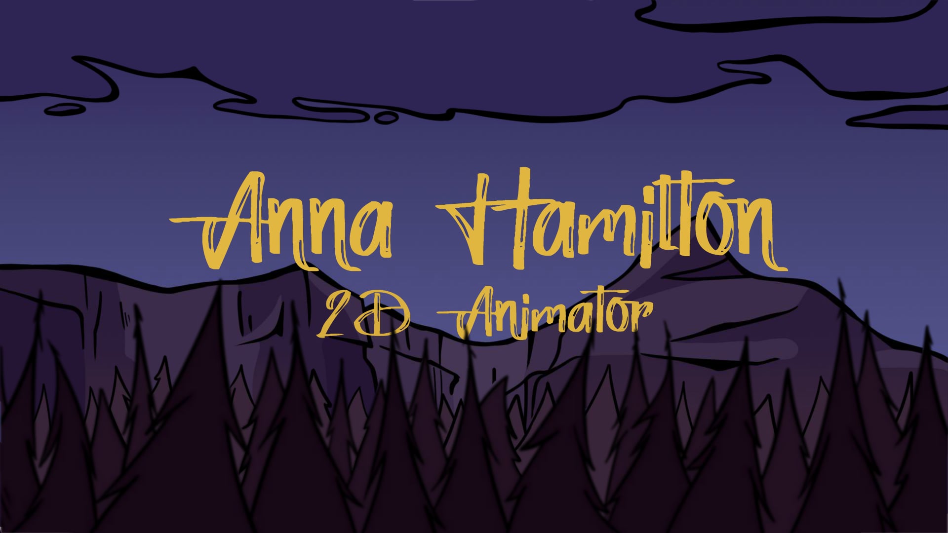 Anna Hamilton  2D Demo Reel