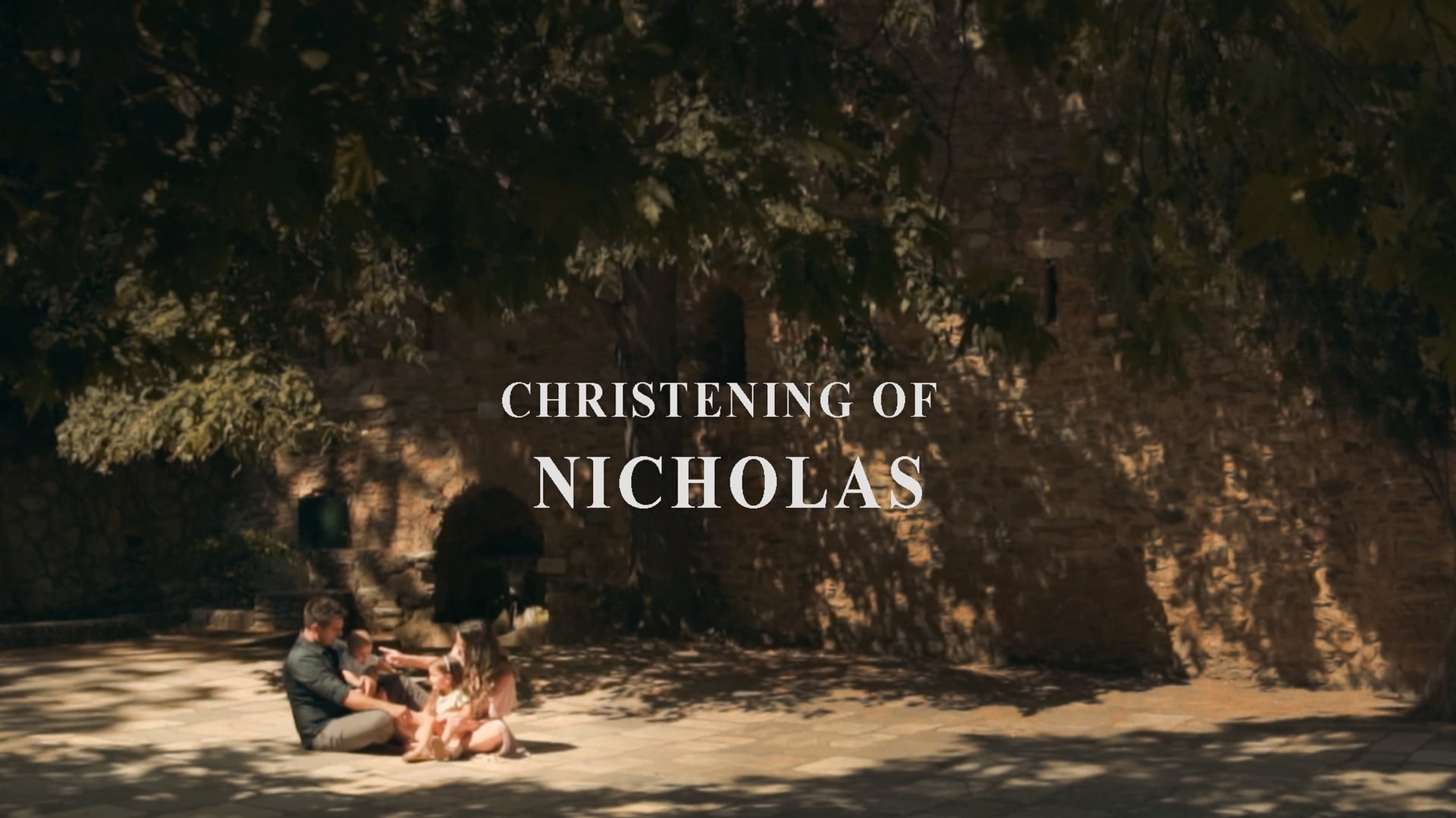 Chistening Of Nicholas