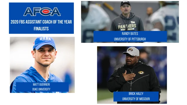 AFCA ANNOUNCES 2023 ASSISTANT COACH OF THE YEAR AWARD WINNERS - AFCA