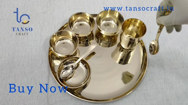 Kansa thali set 12 – TansoCraft