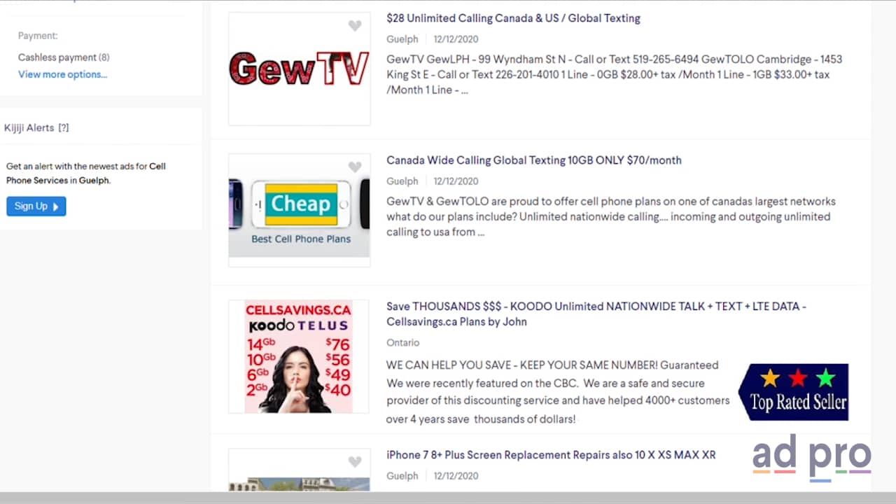 [FINAL] kijiji ad pro tip on Vimeo