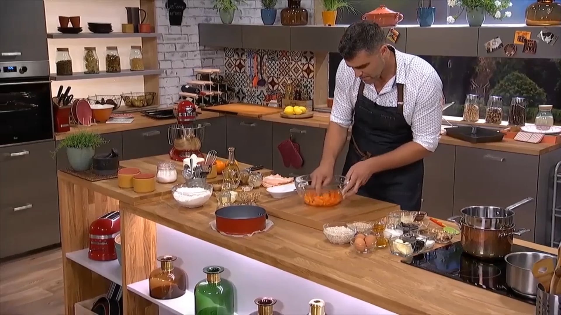 TV Paprika cooking shows | set design