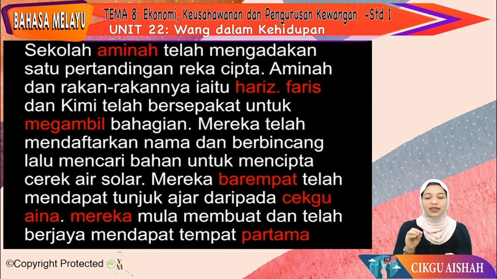 S1_BM_08-01 Ekonomi, Keusahawanan dan Pengurusan Kewangan: Wang dalam Kehidupan