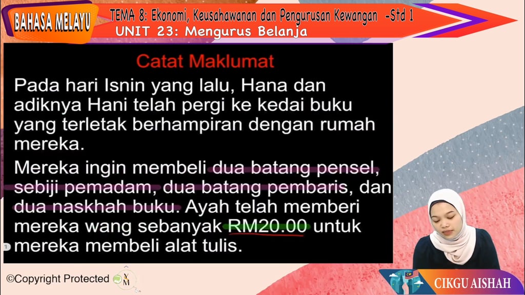 S1_BM_08-03 Ekonomi, Keusahawanan dan Pengurusan Kewangan: Mengurus Belanja